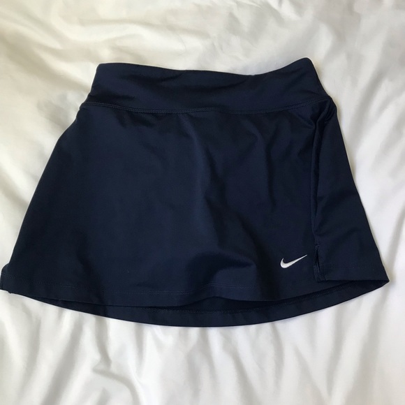 Nike Dresses & Skirts - nike dri-fit navy blue tennis skort
